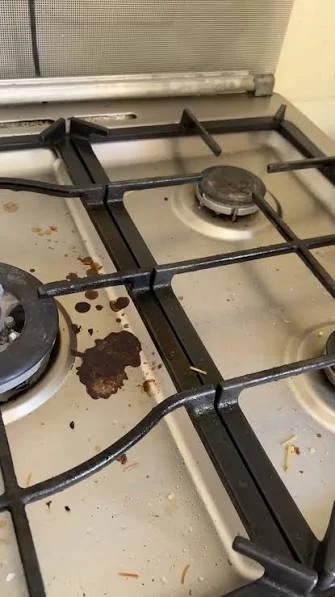 فرن منزلي بعد أعمال الصيانة والتنظيف