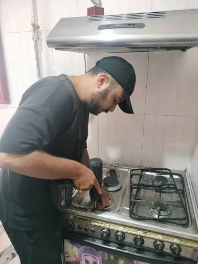 شعلات بوتاجاز بعد الصيانة والتنظيف